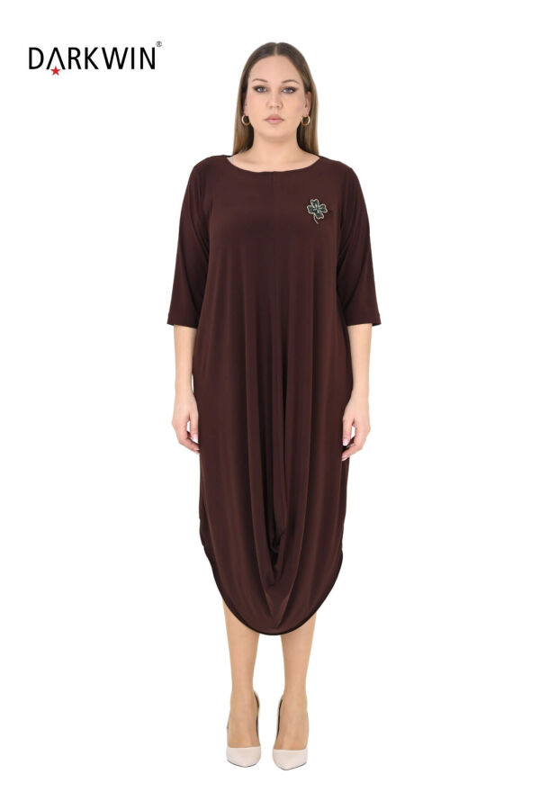 10004 DARKWIN ELBİSE KAHVE - 1