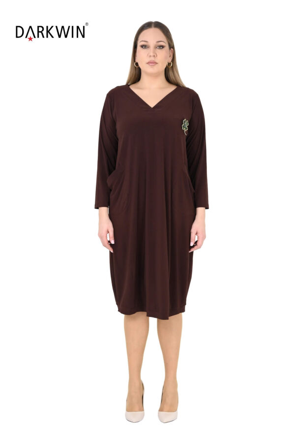 10005 DARKWIN ELBİSE KAHVE - 1
