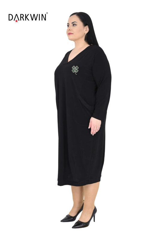 10005 DARKWIN ELBİSE SIYAH - DARKWIN (1)