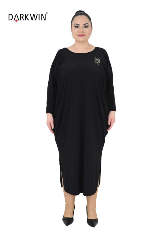 10019 DARKWIN ELBİSE SIYAH - DARKWIN