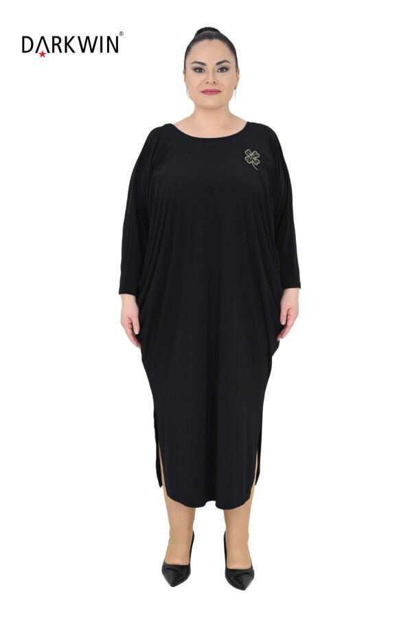 10019 DARKWIN ELBİSE SIYAH - 1