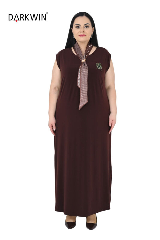 10022 DARKWIN ELBİSE KAHVE - DARKWIN (1)