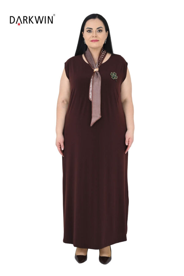 10022 DARKWIN ELBİSE KAHVE - 2