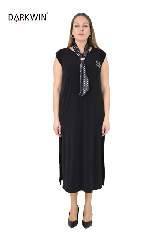 10022 DARKWIN ELBİSE SIYAH - DARKWIN