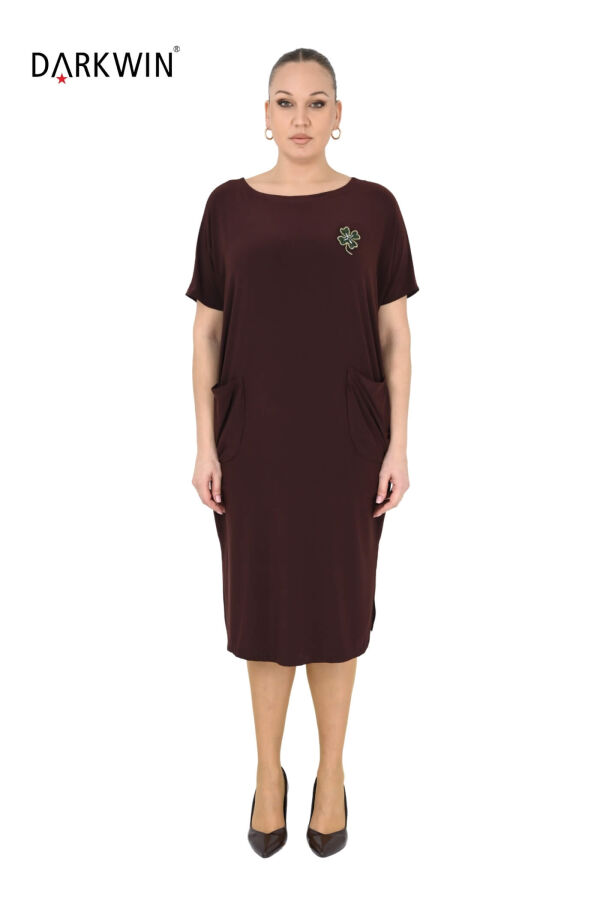 10026 DARKWIN ELBİSE KAHVE - 1