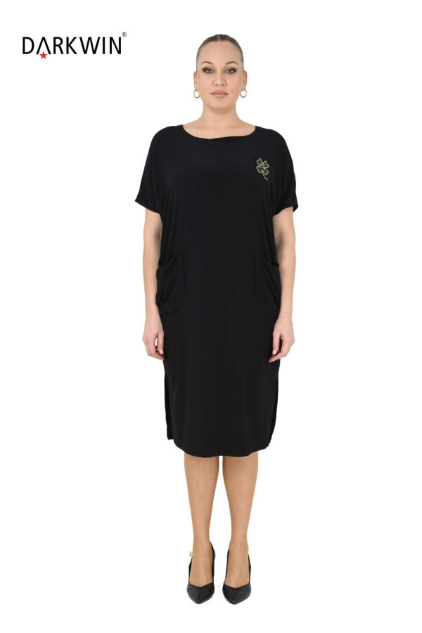 10026 DARKWIN ELBİSE SIYAH - 1