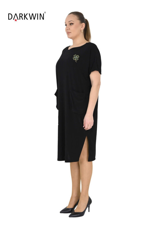 10026 DARKWIN ELBİSE SIYAH - DARKWIN (1)
