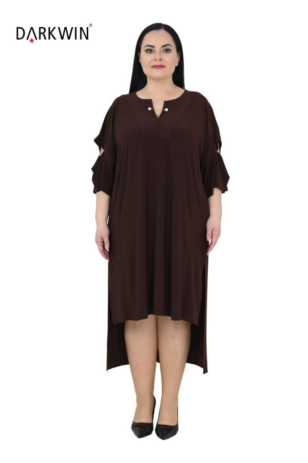 10027 DARKWIN ELBİSE KAHVE - 1