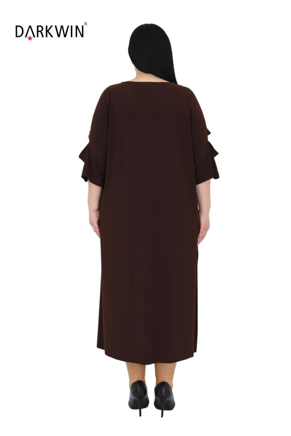 10027 DARKWIN ELBİSE KAHVE - 3