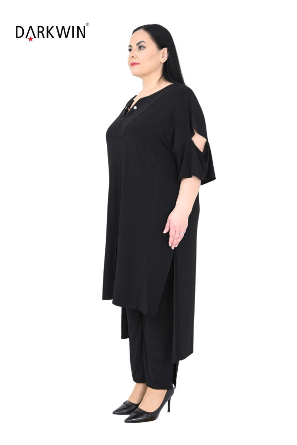 10027 DARKWIN ELBİSE SIYAH - 2