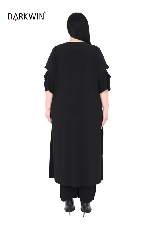 10027 DARKWIN ELBİSE SIYAH - 3