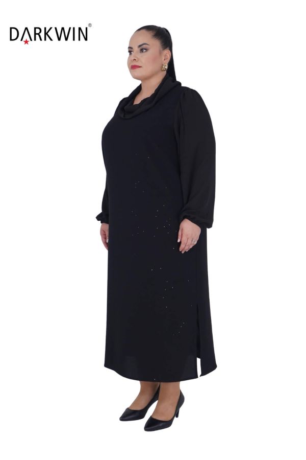 1003 CNG ELBİSE BLACK - 2