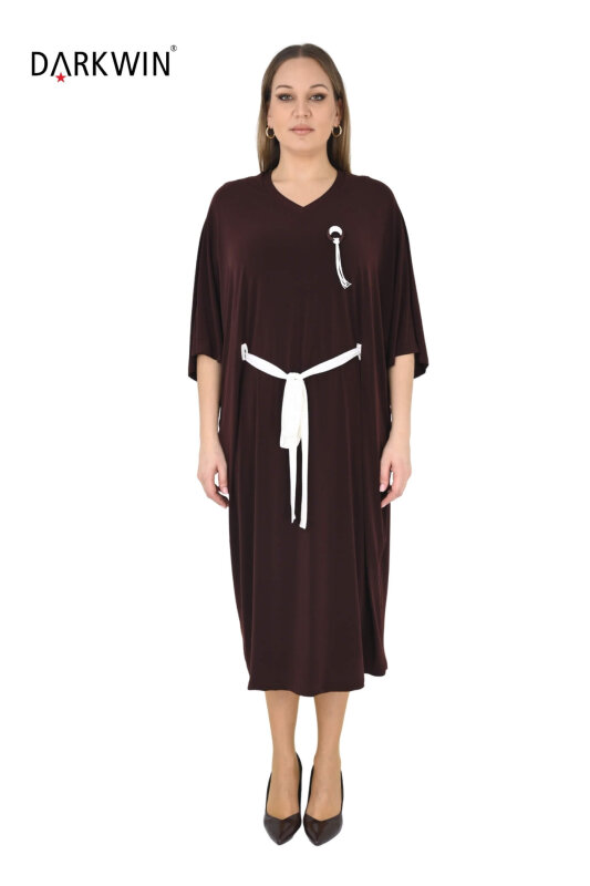 10033 DARKWIN ELBİSE KAHVE - DARKWIN