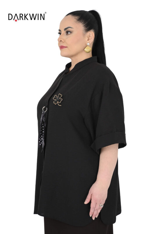10051 DARKWIN BLUZ SIYAH - DARKWIN (1)