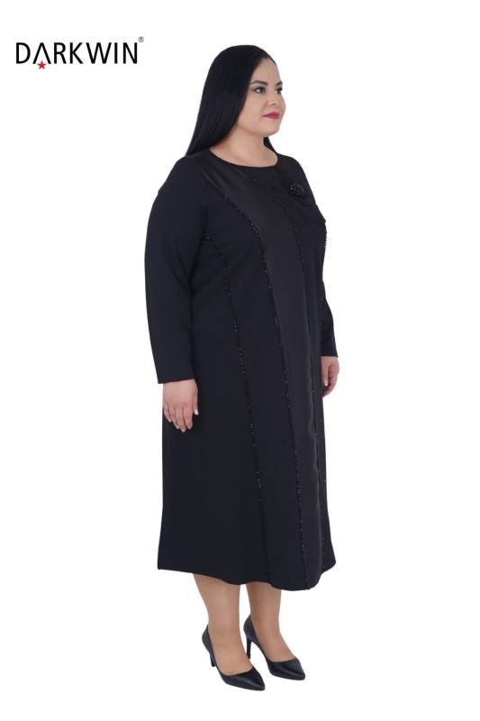 CNG - 1006 CNG ELBİSE BLACK (1)