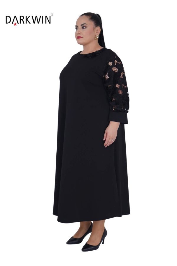 1009 CNG ELBİSE BLACK - 2