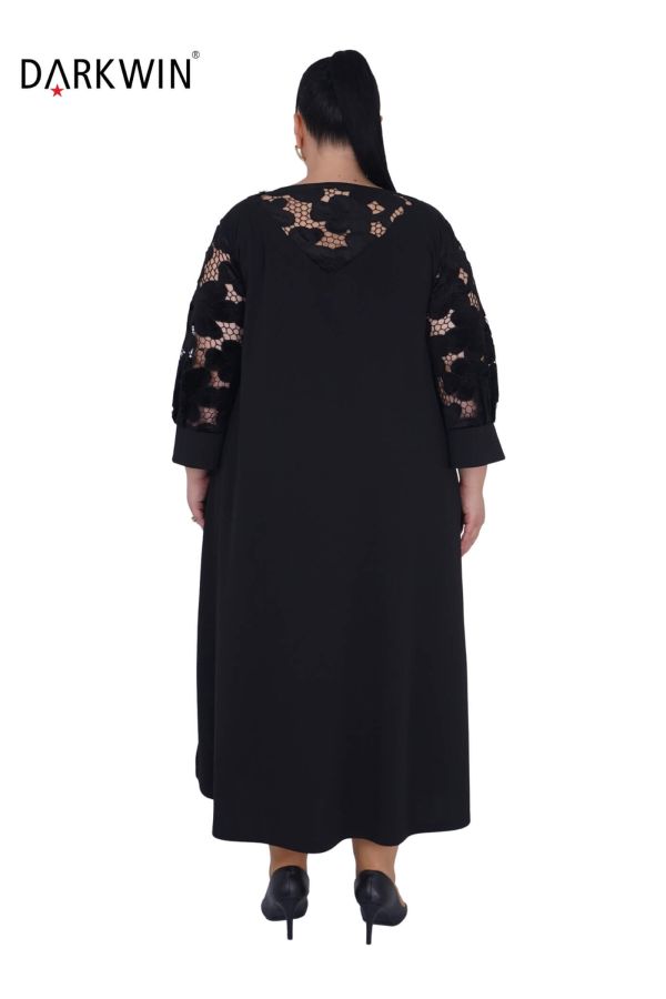 1009 CNG ELBİSE BLACK - 3