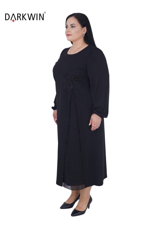 CNG - 1011 CNG ELBİSE BLACK (1)