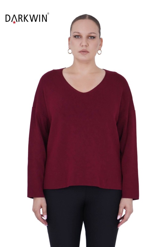 1016 DARKWIN KAZAK BORDO - Thumbnail