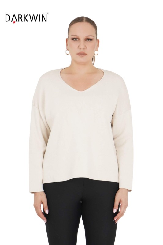 1016 DARKWIN KAZAK KREM - Thumbnail