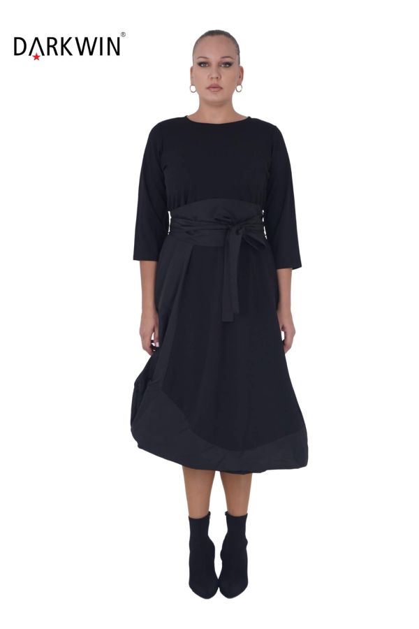 1017 CNG ELBİSE BLACK - 1