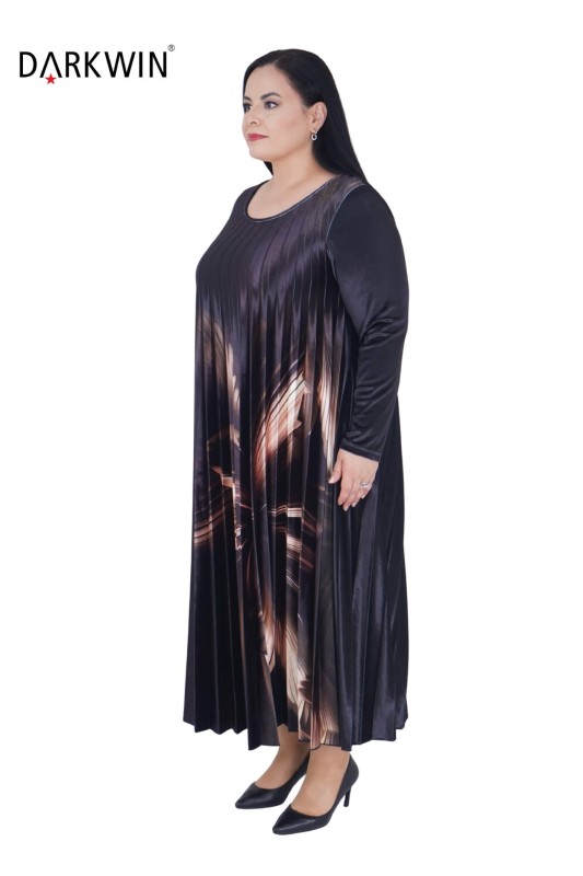 1020 CNG ELBİSE PATTERNED - Thumbnail