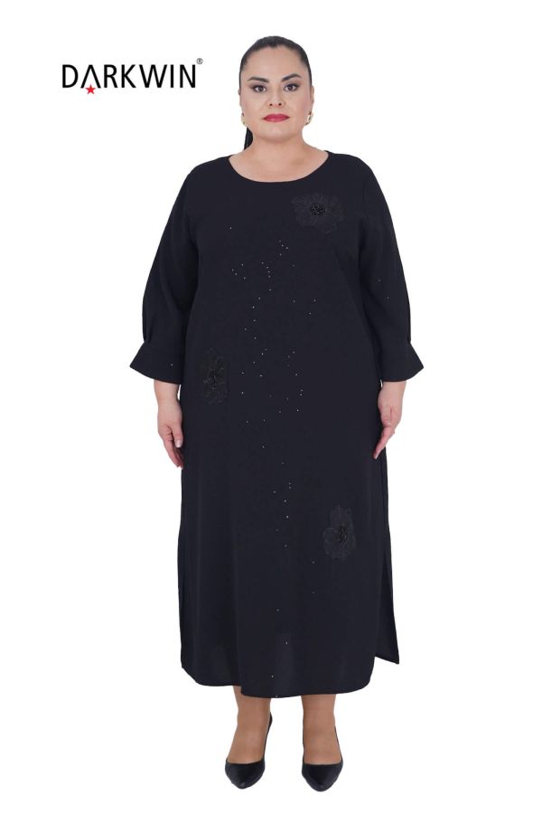 1021 CNG ELBİSE BLACK - 1