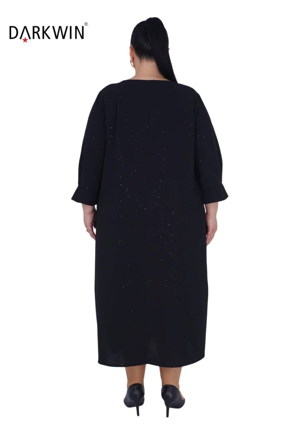 1021 CNG ELBİSE BLACK - 3