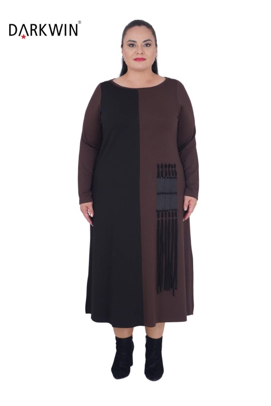 CNG - 1022 CNG ELBİSE BROWN