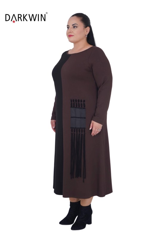 CNG - 1022 CNG ELBİSE BROWN (1)