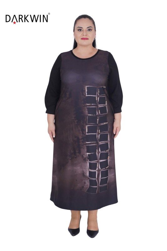 CNG - 1023 CNG ELBİSE PATTERNED