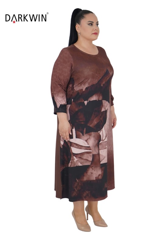 CNG - 1025 CNG ELBİSE BROWN (1)