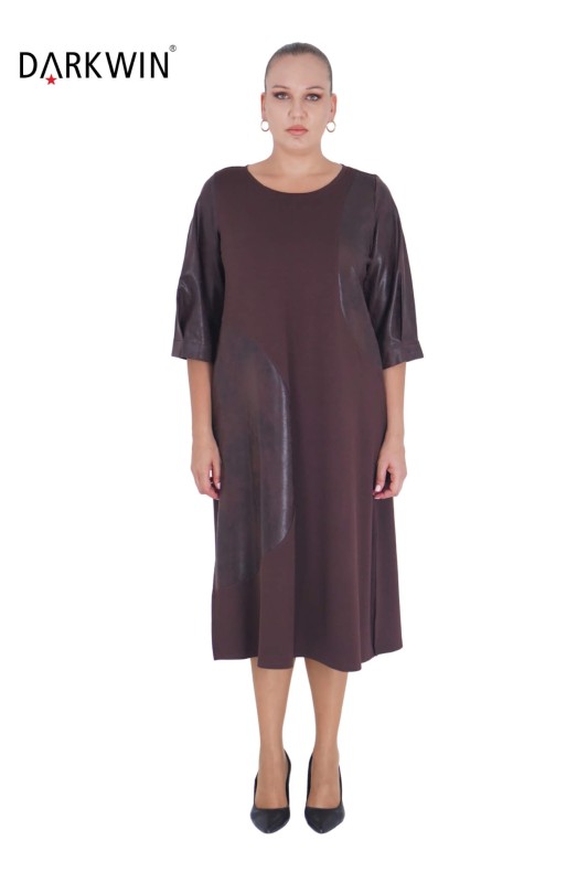 CNG - 1027 CNG ELBİSE BROWN