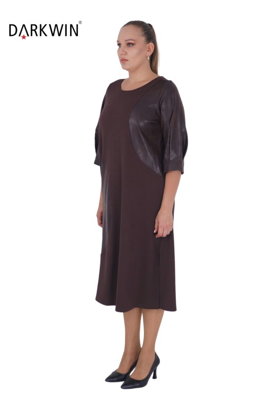 CNG - 1027 CNG ELBİSE BROWN (1)