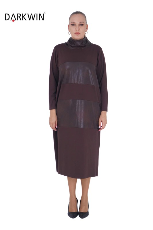 CNG - 1028 CNG ELBİSE BROWN