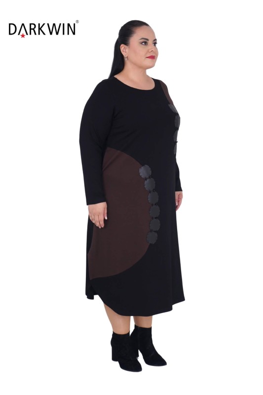 CNG - 1034 CNG ELBİSE BLACK (1)