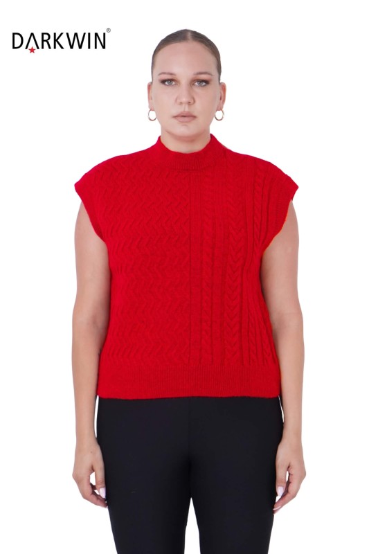 DARKWIN - 1037 DARKWIN SUETER KIRMIZI