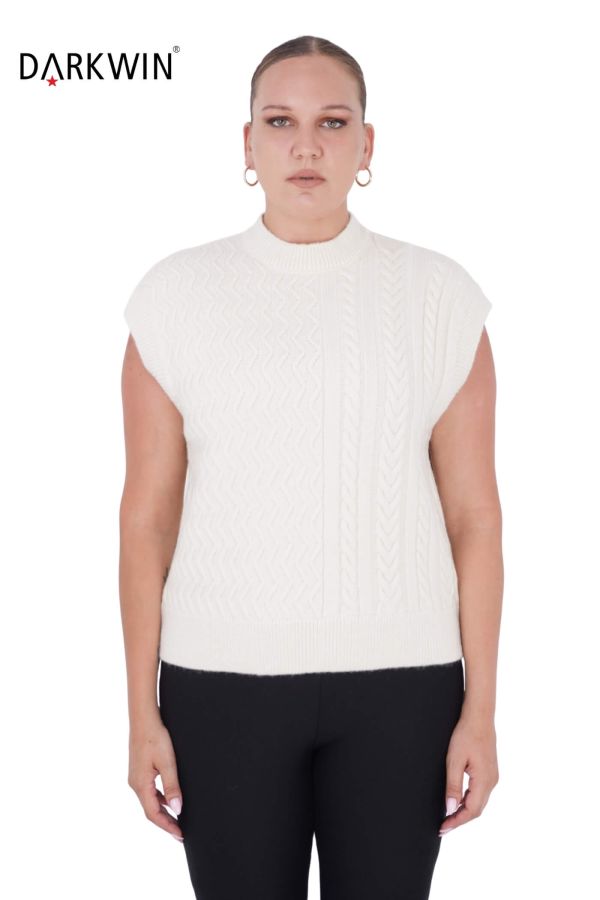 1037 DARKWIN SUETER KREM - 1