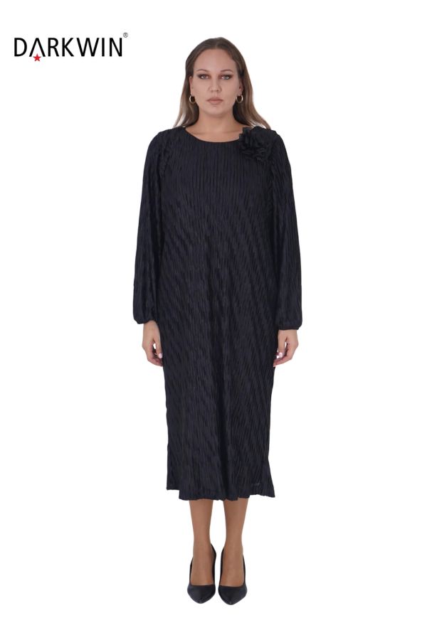 1045 CNG ELBİSE BLACK - 1