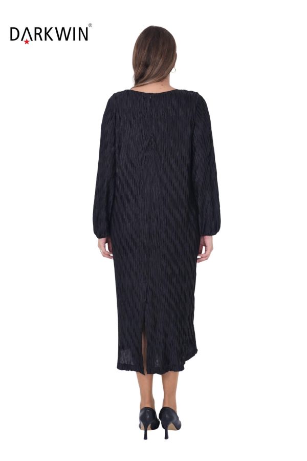 1045 CNG ELBİSE BLACK - 3