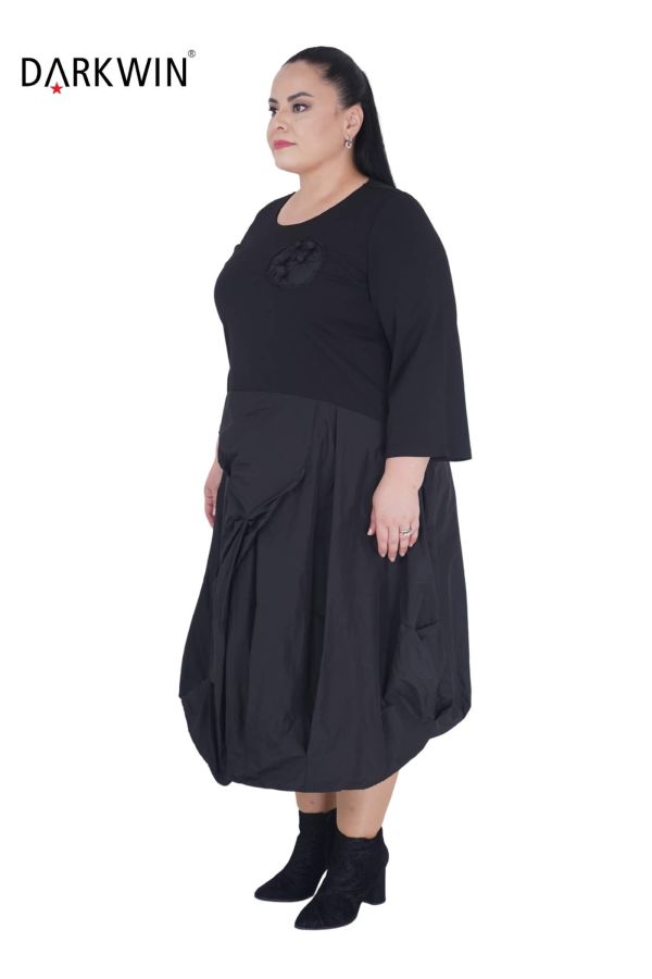 1049 CNG ELBİSE BLACK - 2