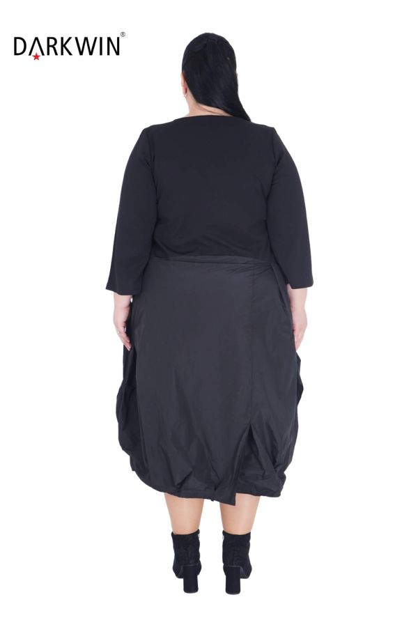 1049 CNG ELBİSE BLACK - 3