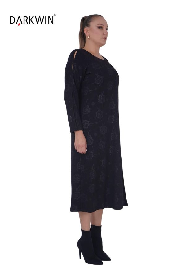 1056 CNG ELBİSE BLACK - 2