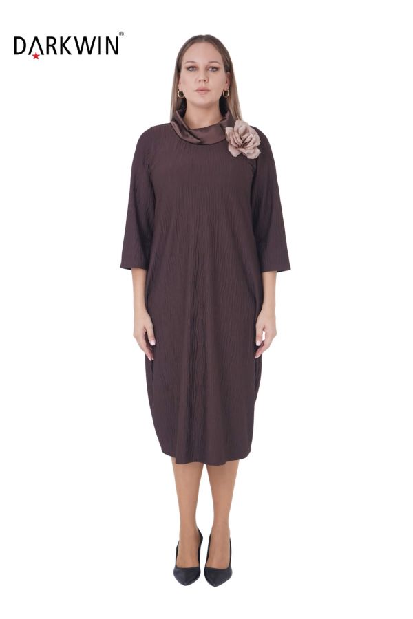 1058 CNG ELBİSE BROWN - 1