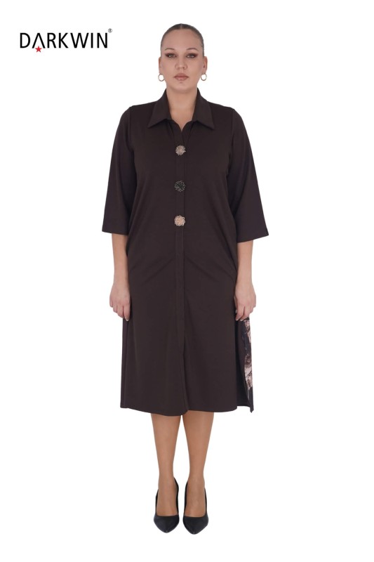 1065 CNG ELBİSE BROWN - Cng