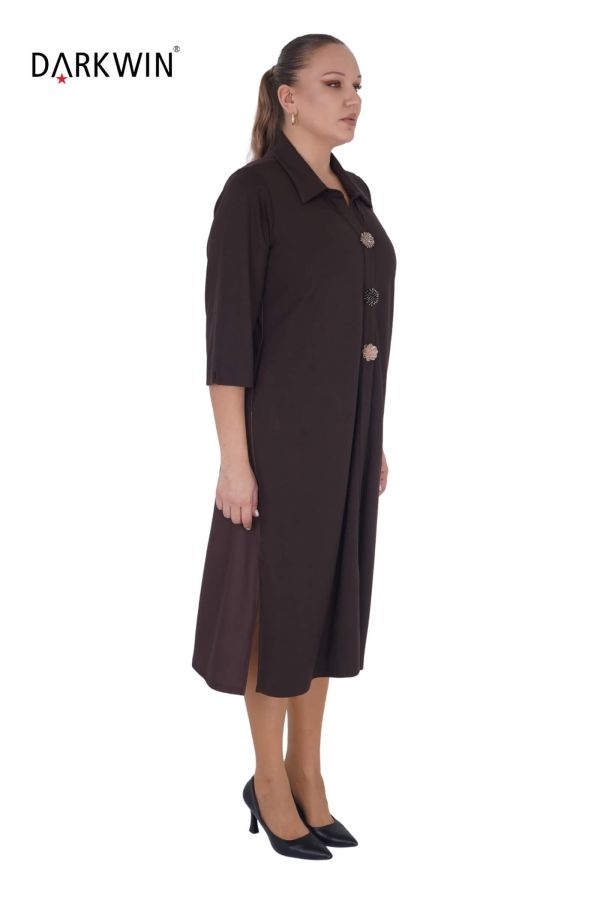 1065 CNG ELBİSE BROWN - 2