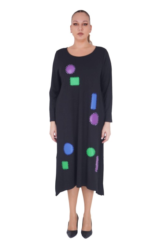 1066 CNG ELBİSE BLACK - Cng