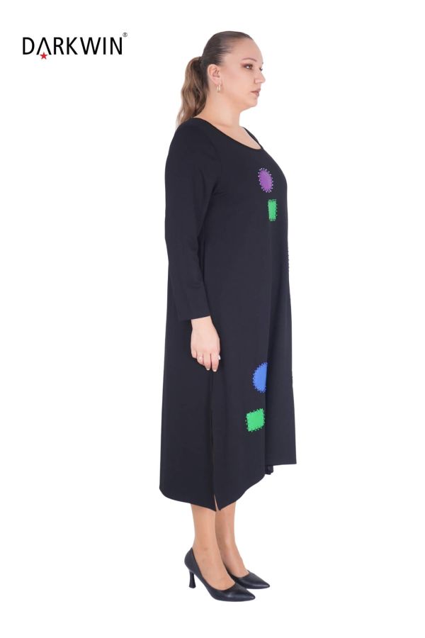 1066 CNG ELBİSE BLACK - 2