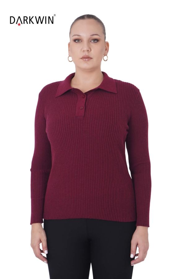 1067 DARKWIN BLUZ BORDO - 1