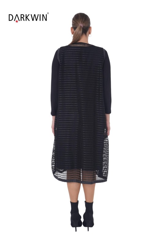 1068 CNG ELBİSE BLACK - 3